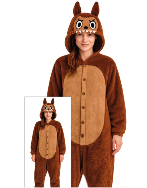 Disfraz Pijama Lulu Monster Marron Ad