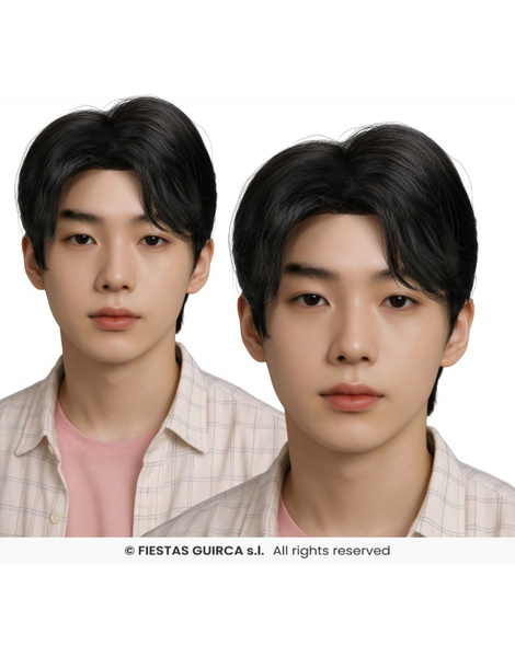 Peluca k pop dark rebel