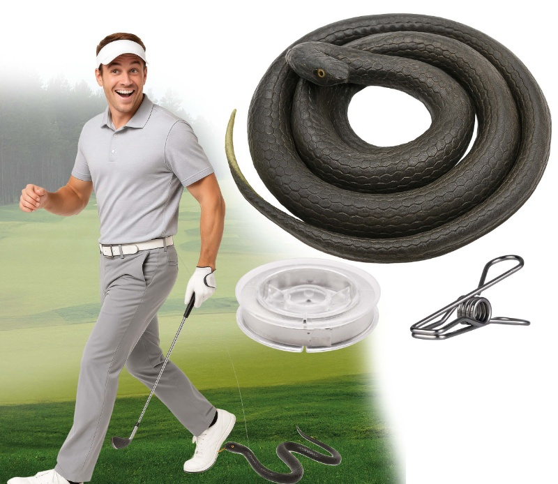 Serpiente 80cm Con Hilo De Nylon Y Pinza