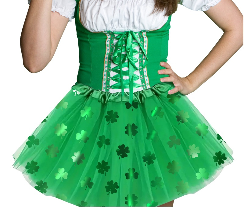 Tutu Sant Patrick 40 cm Ad