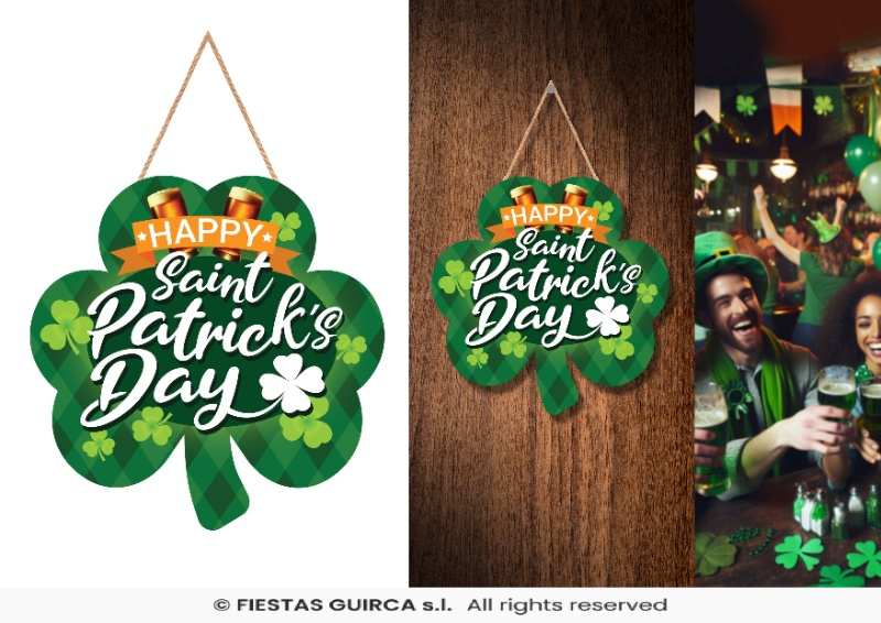 Letrero Sant Patrick 28X28 cm