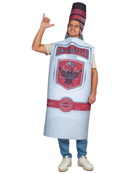 Disfraz Botella Vodka adulto