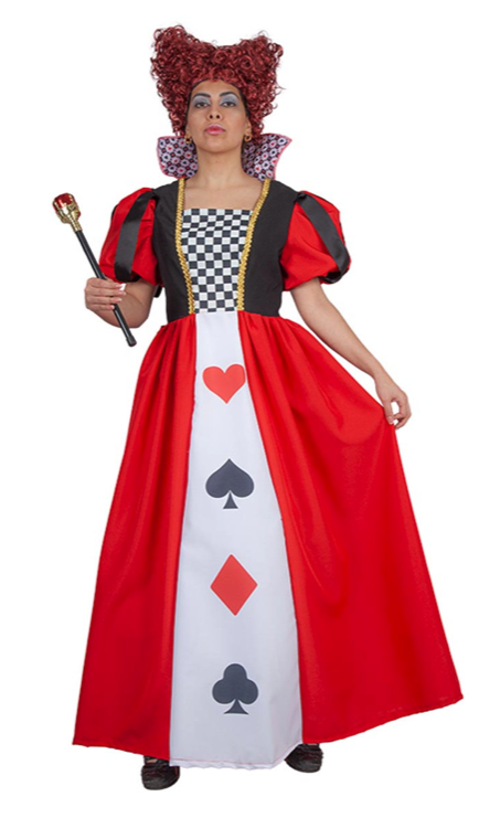 Disfraz Reina de la Baraja mujer