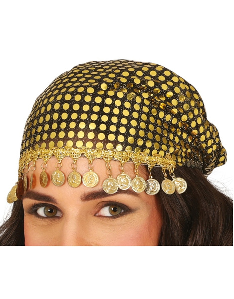 Pañuelo pitonisa con monedas, adulto