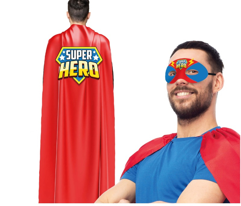 Set superhero adulto