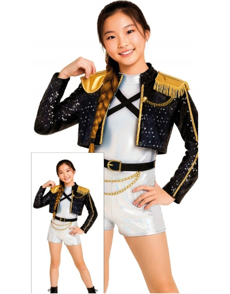 Disfraz Pop-star Silver Infantil