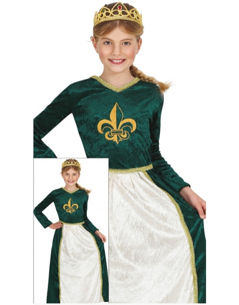 Disfraz Dama medieval infantil