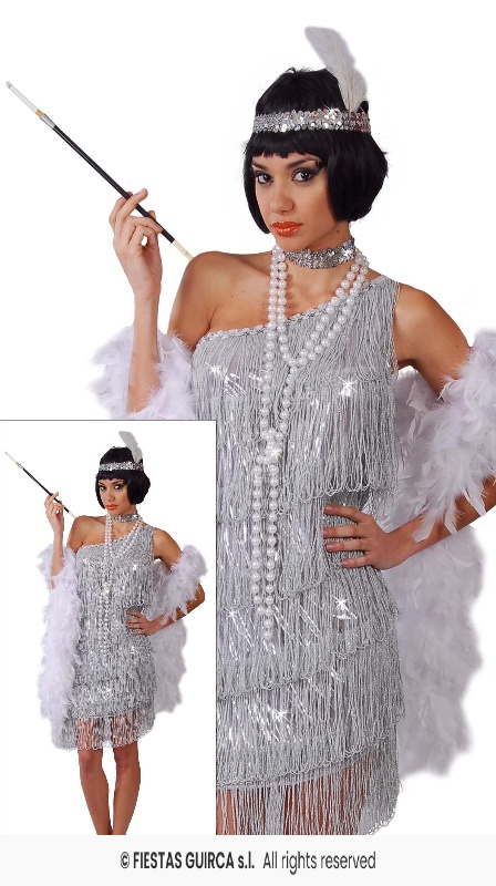 Disfraz Charleston Flecos mujer