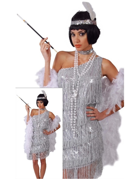 Disfraz Charleston Flecos mujer