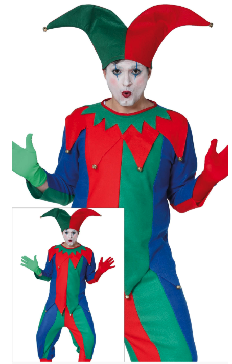 Disfraz Bufón adulto T.XL