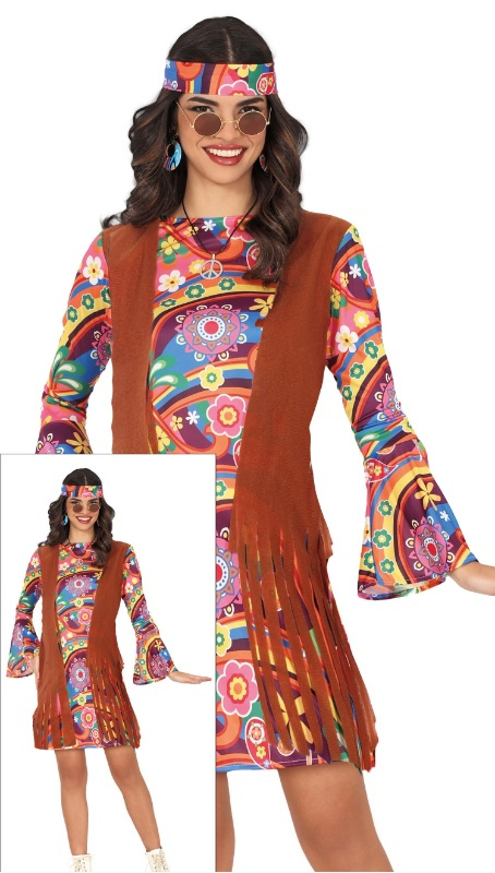 Disfraz Hippie Mujer