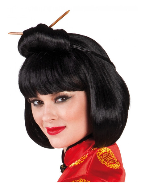 Peluca Geisha Deluxe