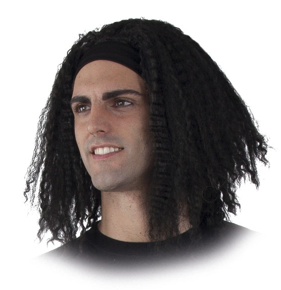 Peluca Rasta Con Cinta