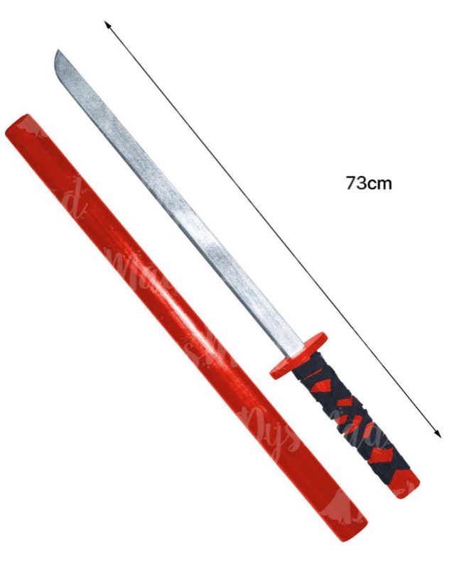Espada Samurai madera 73 cms.