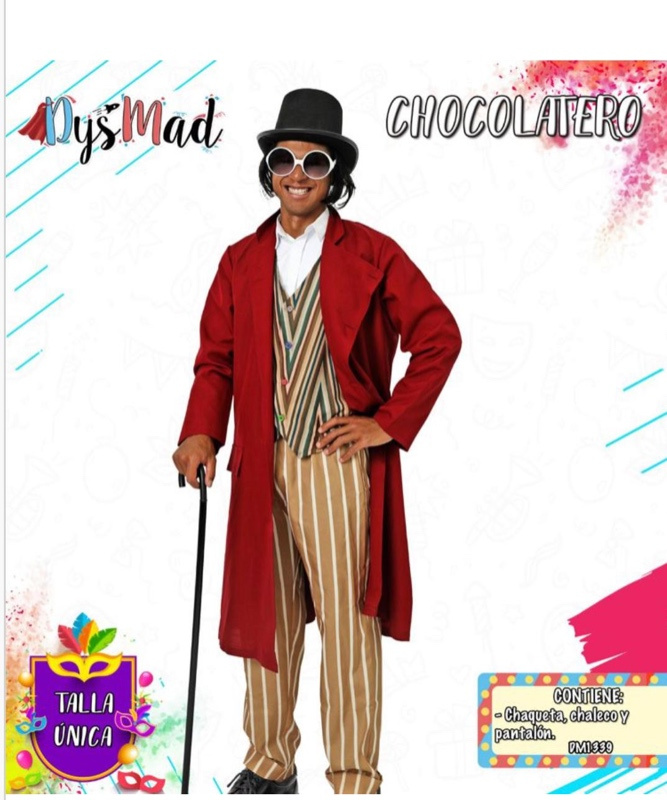 Disfraz Chocolatero adulto TML