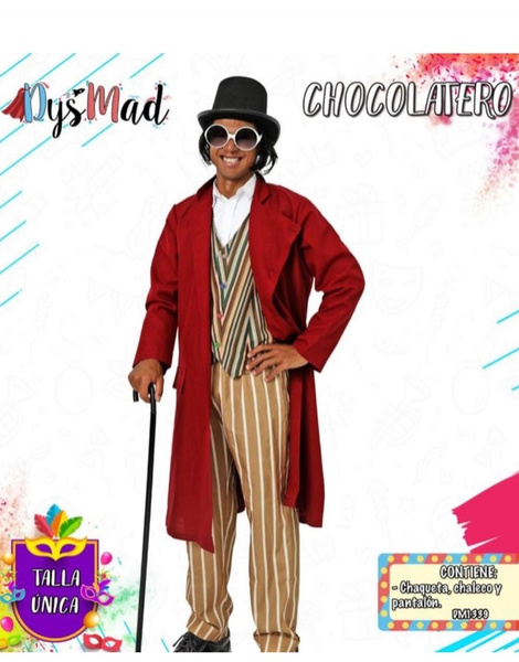 Disfraz Chocolatero adulto TML
