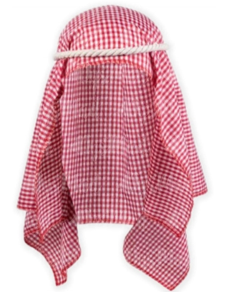 Turbante árabe rojo