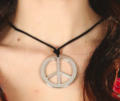 Colgante Hippie plateado