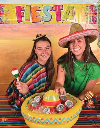 Sombrero Mejicano paja decorado Adulto