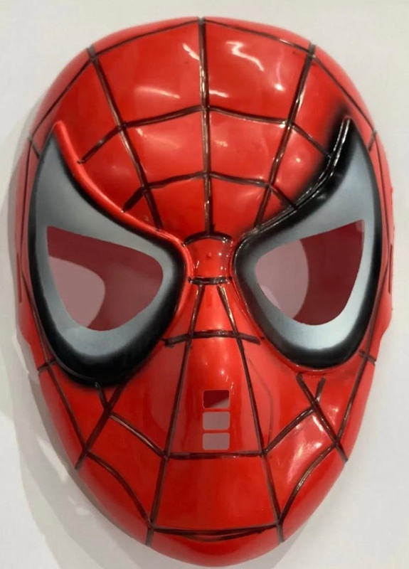 Máscara hombre araña infantil PVC