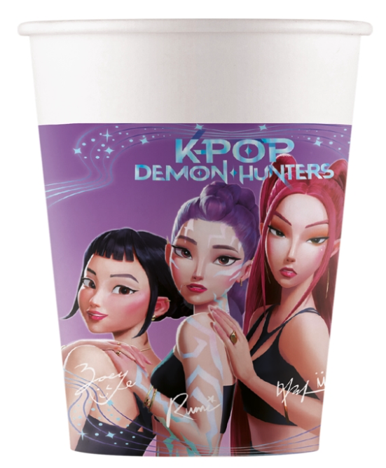 Vasos papel 200 ml. K-POP FSC 8 uds.