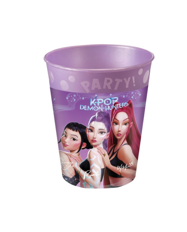 4 Vasos K-POP reutilizables 250ml.