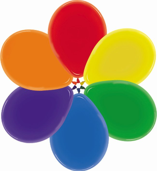 50 globos latex fashion tropical 30 cms