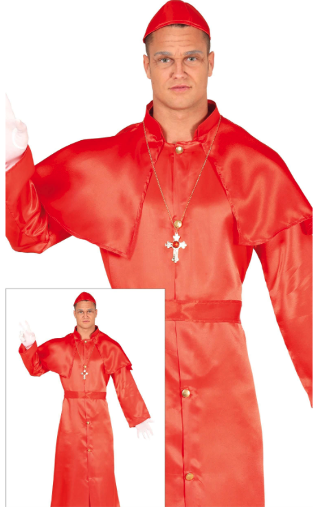 Disfraz Cardenal  adulto