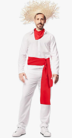 Pantalón blanco San Fermín adulto