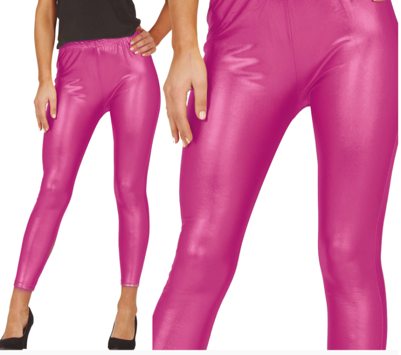 Leggins metalizados colores