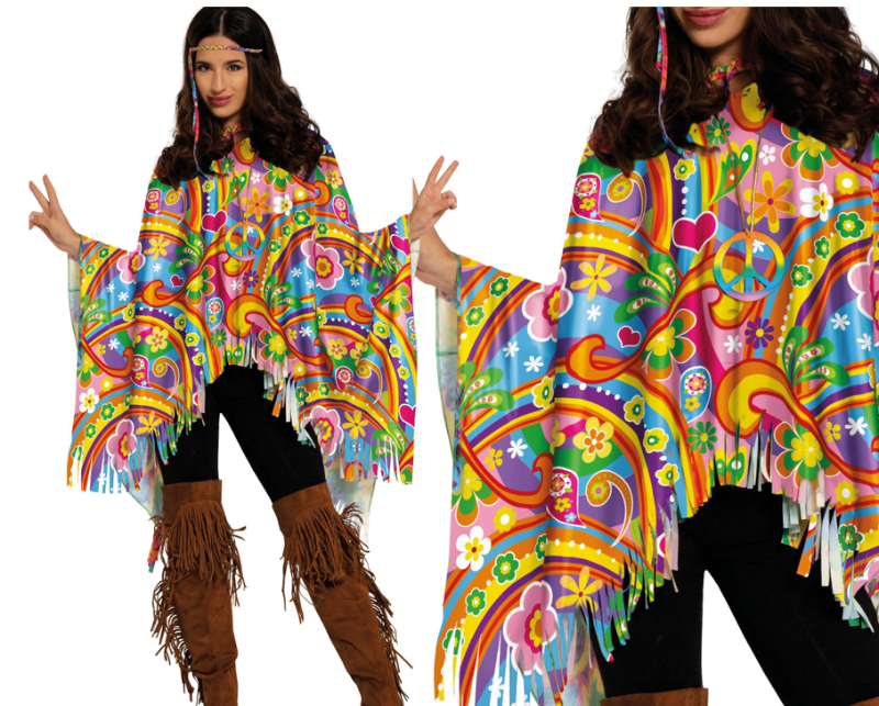Poncho Hippie para mujer