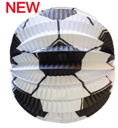 Farolillo balón de fútbol 22 cms.