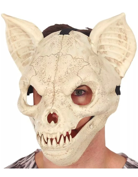 Máscara murciélago con moimiento  PVC