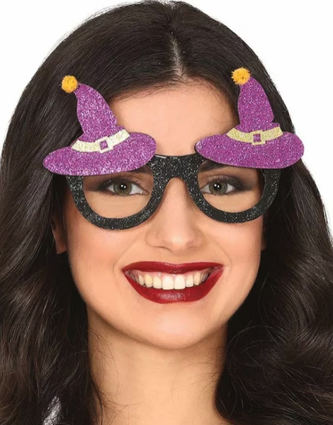 Gafas sombreritos de bruja