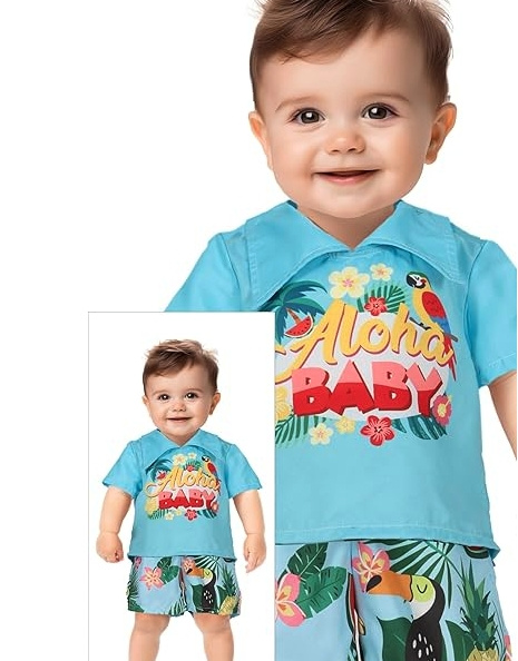 Disfraz Aloha para bebés