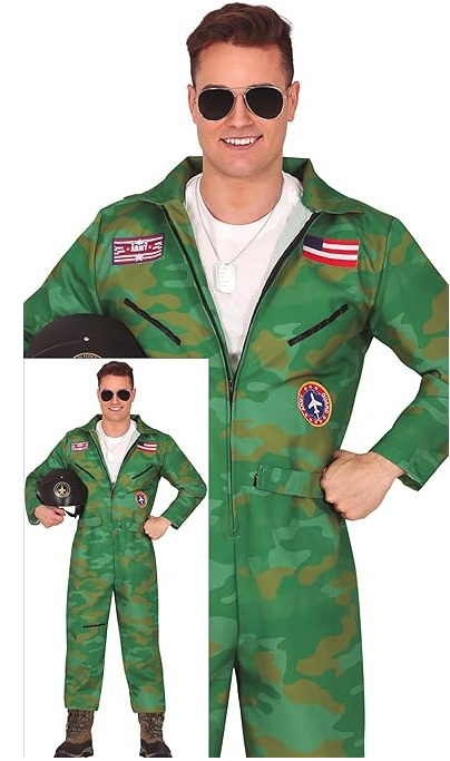 Disfraz Piloto de combate adulto