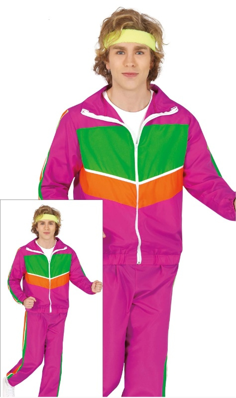 Disfraz Gimnasta de los 80 adulto T.XL