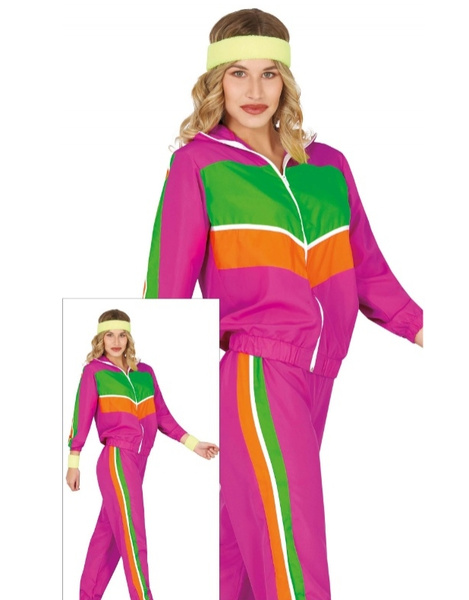 Disfraz Gimnasta de los 80 adulta T.XL
