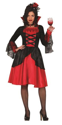 Disfraz Vampiresa elegante para mujer