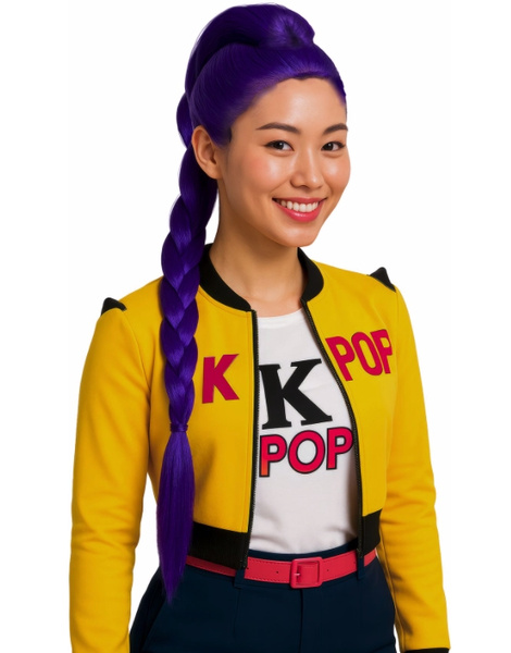 Peluca K-POP mystic lila