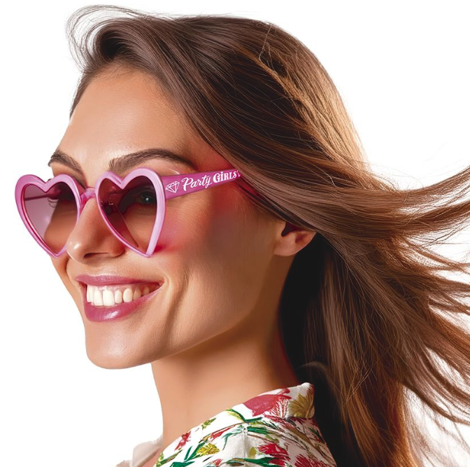 Gafas corazon party girls