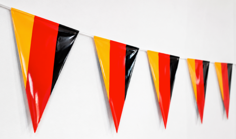 Guirnalda Bandera Alemania plastico 25M