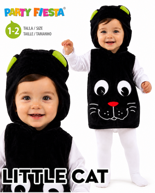 Disfraz Gatito Bebe 12/24 meses