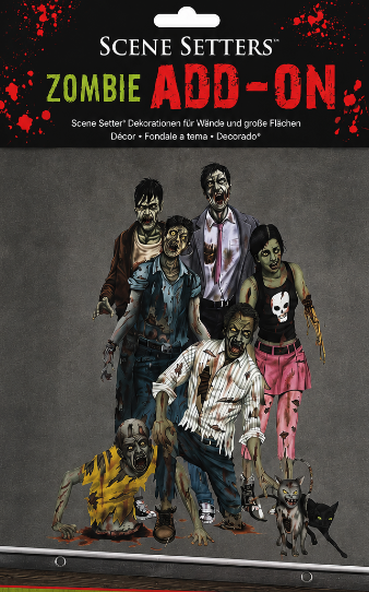 2 Posters Zombie 85x165 cms.Plastico