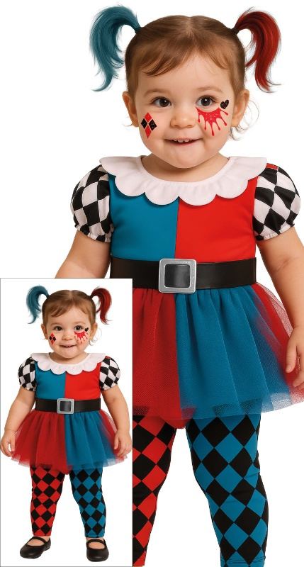 Disfraz Lil Colorful Harlequin Bebé