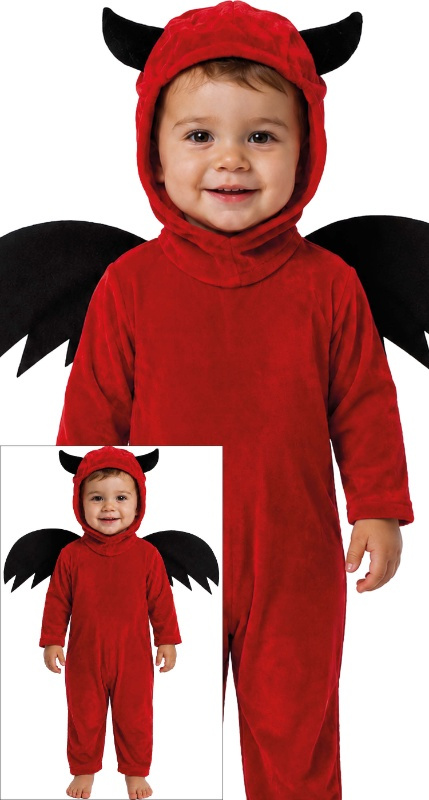 Disfraz De Demonio Rojo Bebé