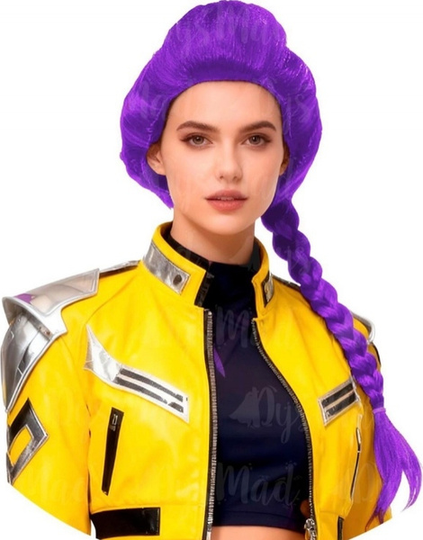 Peluca KPOP morada