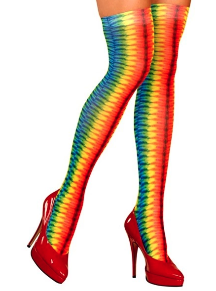 Medias altas multicolor adulta