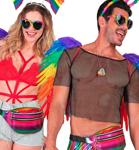 Riñonera Holográfica multicolor
