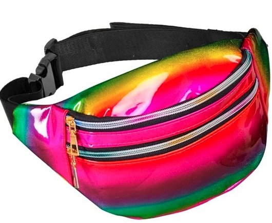 Riñonera Holográfica multicolor